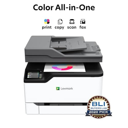 Lexmark CX431adw Color Laser Printer, 1200 x 1200 dpi, Multifunction, Network-Ready
