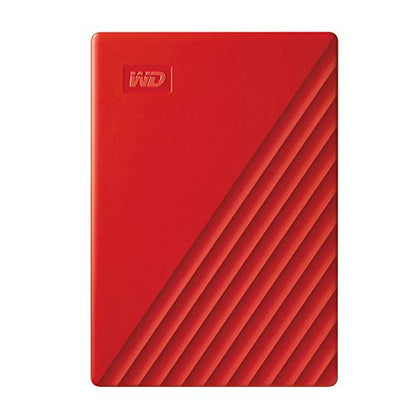 WD 2TB My Passport Portable External Hard Drive USB 3.0 Red
