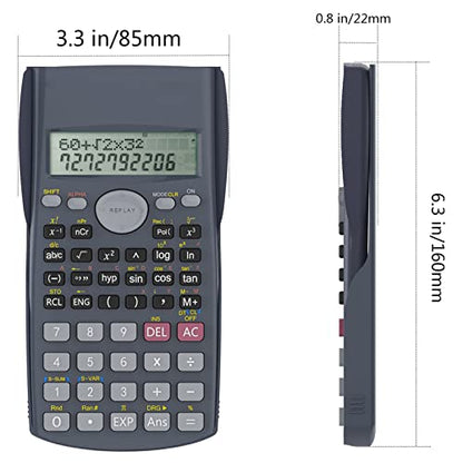 Helect 0.63" x 0.33" H-1002- LCD Engineering Scientific Calculator