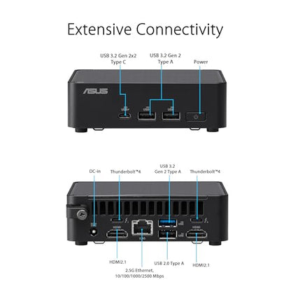 ASUS Mini PC NUC 14 Pro RNUC14RVHU70000UI 3840x2160 4K SSD Desktop