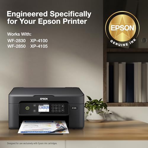 Epson Standard Ink Cartridge T212120-BCS Black, Cyan, Magenta, Yellow, 350 Page Yield, Genuine