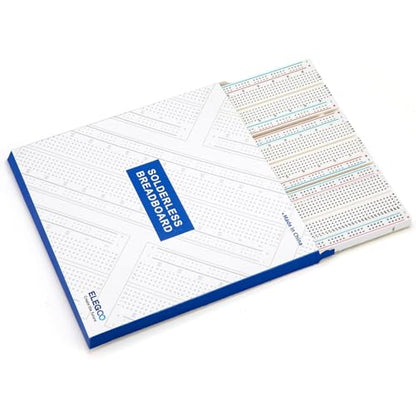 ELEGOO 2PCS 830 Point & 2PCS 400 Point Solderless Prototype PCB Board Kit