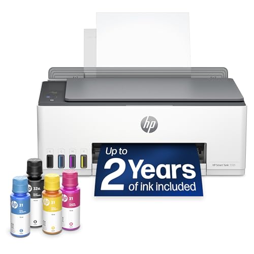 HP Smart Tank 5101 AIO Color Thermal Inkjet Printer 4800x1200dpi