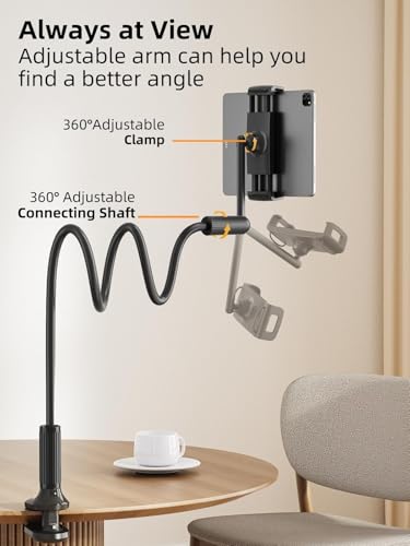 SAIJI 47" C4-Plus-B-3-US Adjustable Tablet and Phone Holder