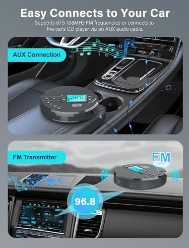 AFU 5.75" CD35 CD Player Bluetooth Connectivity Anti-Skip 1-Channel Portable