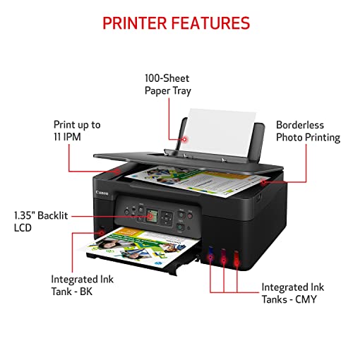 Canon PIXMA G3270 600x1200 DPI Inkjet Printer Model 5805C002