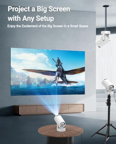 DreamFair 5.7" x 4.8" x 6.69" HY300Ultra 1280 x 720 LED Portable Projector