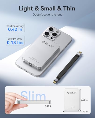 ORICO 1TB External Solid State Drive K5MINI USB 3.0 Portable Storage Device