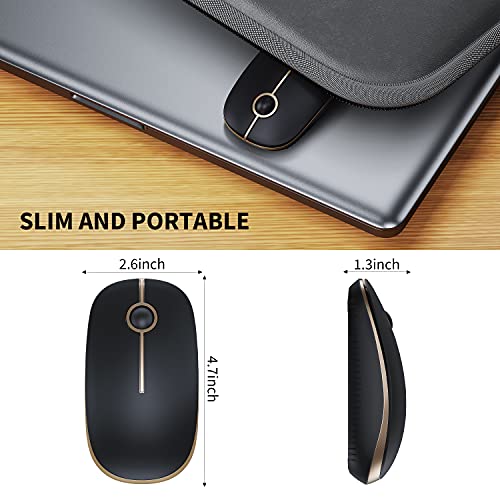 VssoPlor 2.4G Wireless Mouse Model S001 Optical Connectivity USB Ergonomic Design