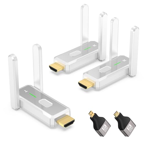 KVZOO HDMI Wireless Transmitter and Receiver Kit 500 FT 1080P 2.4G/5G