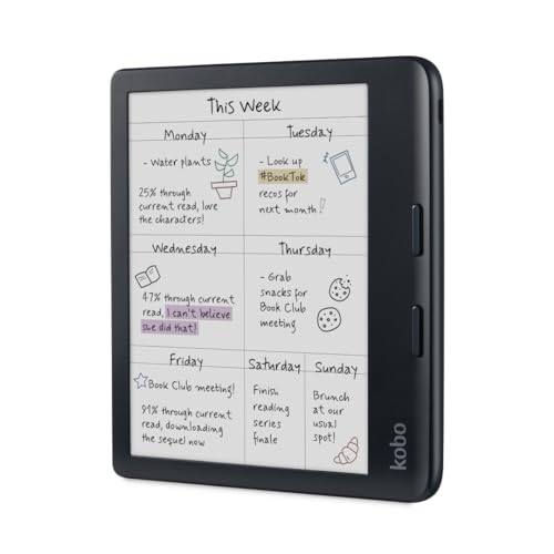 Kobo 7" N428-TP-BK-S-CK 1264x1680 Electronic Ink eReader