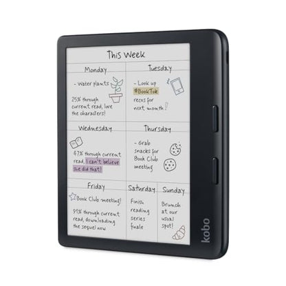 Kobo 7" N428-TP-BK-S-CK 1264x1680 Electronic Ink eReader