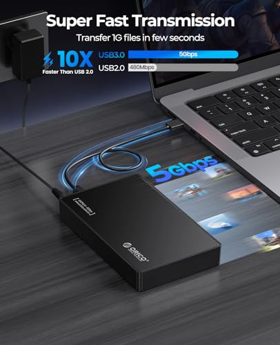 ORICO 3.5 Inch USB 3.0 External Hard Drive Enclosure (Model: 3588US3)