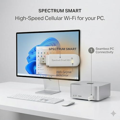 Spectrum Smart 1 Count Puffin Smart 150 Mbps LTE Hotspot 4G Cellular Modem