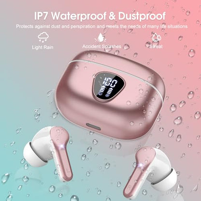 BESNOOW I53 In-Ear Bluetooth Earbuds Wireless 5.4 IP7 Water Resistant