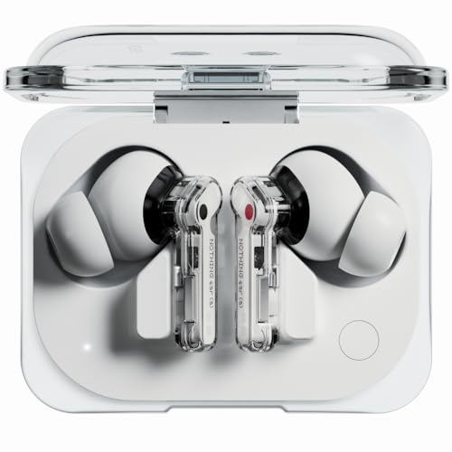Nothing Ear (a) Wireless Earbuds Model Number: NOTHING Ear (a) Wireless Connectivity: Bluetooth 5.3 Active Noise Cancellation: 45dB Battery Life: Up to 42.5 Hours Color: White