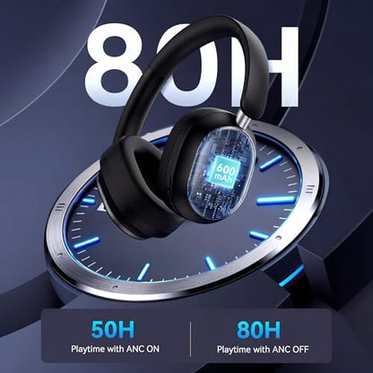 Pointcinco Over Ear Headphones IM01 Active Noise Cancelling Wired & Wireless Bluetooth 6.0