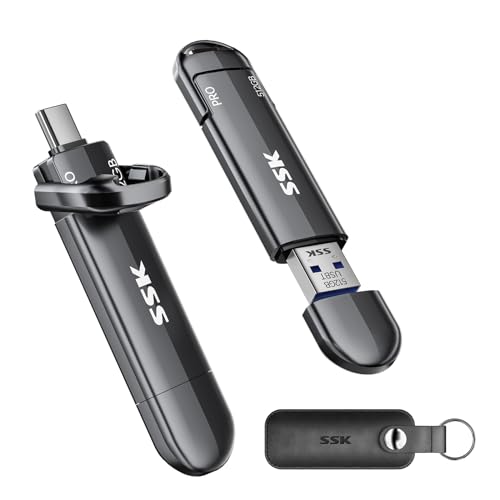 SSK 512GB SD311 PRO External Solid State Drive, USB 3.2 Gen 2, TLC NAND, 3.18 Inches, PCIE x 4