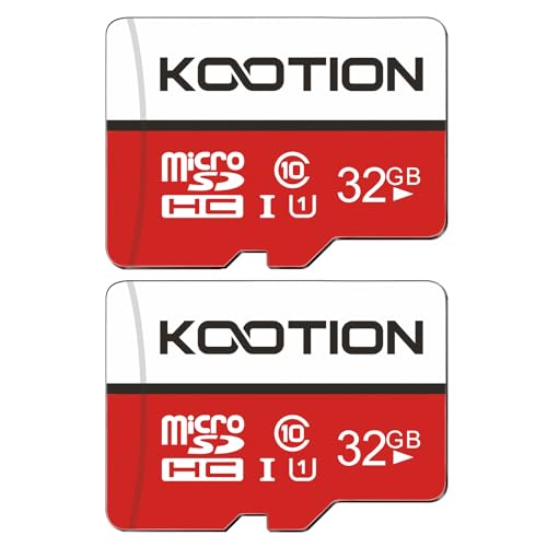 KOOTION 32GB Micro SDHC TF Memory Card UHS-I Class 10 TF-32G*2-KT906