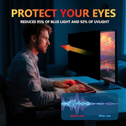 Halloive 27 Inch HH-TYFK27-2pack 16:9 Anti-Glare Privacy Screen Filter