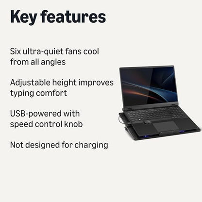 Amazon Basics Laptop Cooling Pad 12-17 inch Model Number HCP09