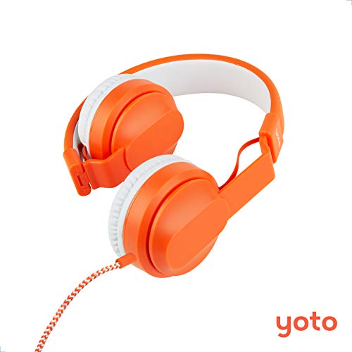 YOTO PRACXX00423 Over-Ear Headphones for Kids with Retractable Cable and Audio Sharing