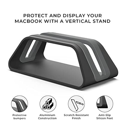 HumanCentric Stand Alone Laptop Stand Model 401-1024-B Title 3.94 x 8.11 x 3.03 inches Aluminum Black