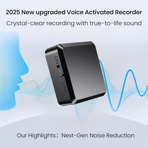 UYYIYY 64GB Voice Recorder V-06 Digital Recording Device USB Noise Cancellation