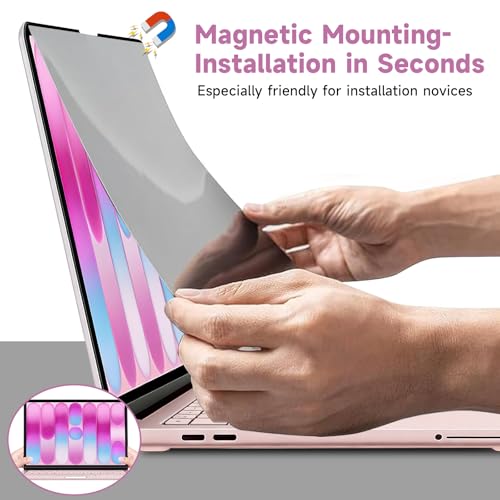 BSPROTE Magnetic Privacy Screen 13 Inches MacBook Neo 2026 5H Anti-Glare Polyethylene Terephthalate