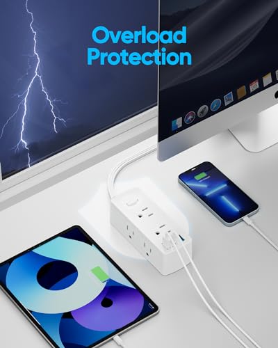 olcorife 5ft DM1 125 Volts 15 Amps Power Strip