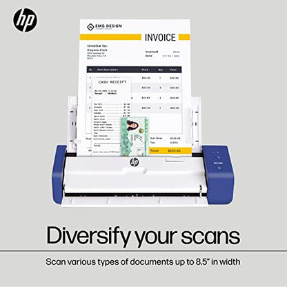 HP Compact Desktop Duplex USB Mobile Document & Photo Scanner HPPS200 1200 dpi