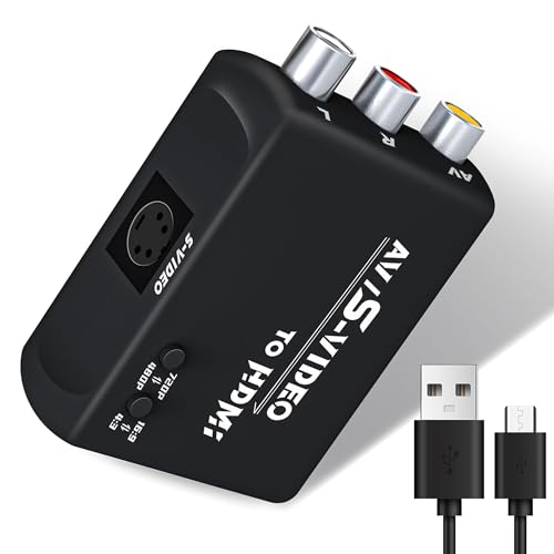 WNNZVCC 2.71 x 2 x 0.07 inches HDMI Converter for AV and S-Video