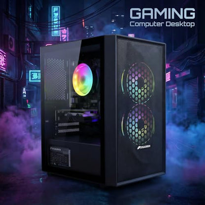 STGAubron ABR1222 Computer Tower Intel Core i5, 3.6 GHz, 16GB RAM, 512GB SSD, Windows 11 Home, 1920x1080, Black