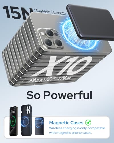 TRKOY 5000mAh W5 Portable Wireless Charger Power Bank