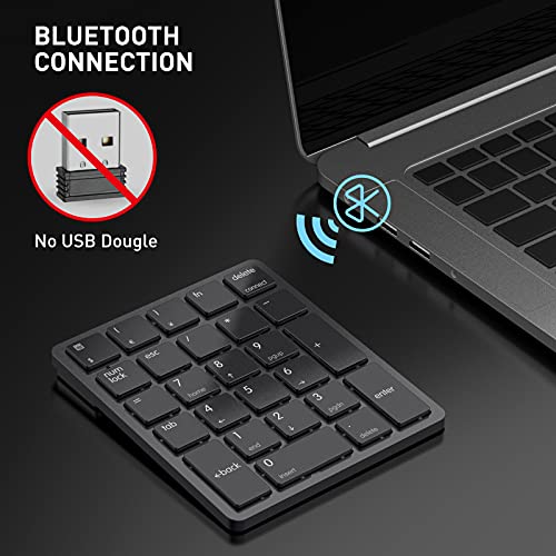 havit 26 Keys Bluetooth Numeric Keypad for PC, Laptop, Tablet - Wireless Rechargeable