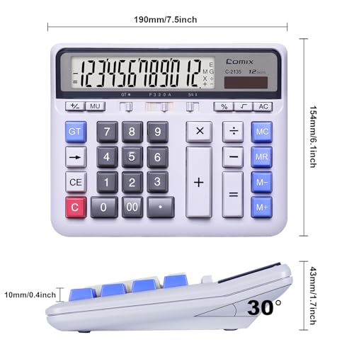 Comix 4.7 Inch c-2135 LCD Display Standard Function Calculator