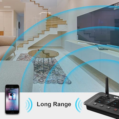 1Mii 3-in-1 B03 Bluetooth Transmitter Receiver 5.3 Black Audio Adapter