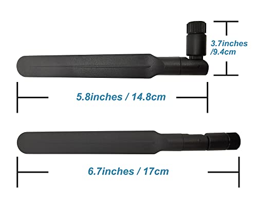 Tenmory 2-count Tri-Band 6GHz 5GHz 2.4GHz WiFi Antennas