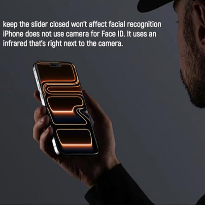 EYSOFT 0.422 ounces Front Camera Cover Black