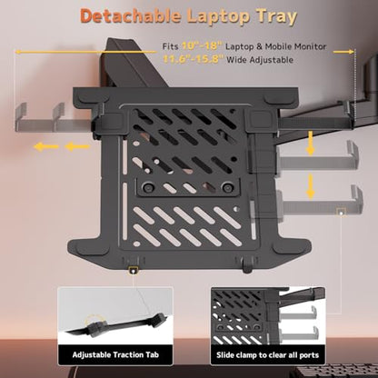 PUTORSEN 13-32 Inch PT13-S024LT3 Monitor and Laptop Wall Mount