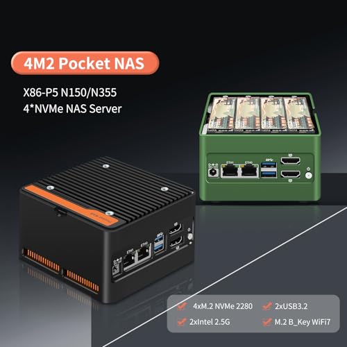 Mrroute 16G RAM 256G SSD N150 NAS Enclosure