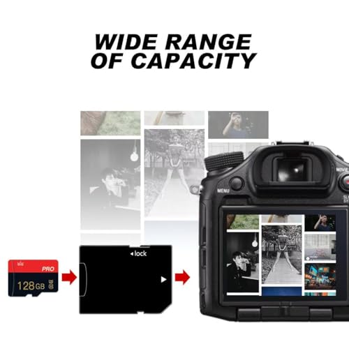 MORIC 128GB Micro SD Card 2 Pack Class 10 A1 Waterproof Memory Storage