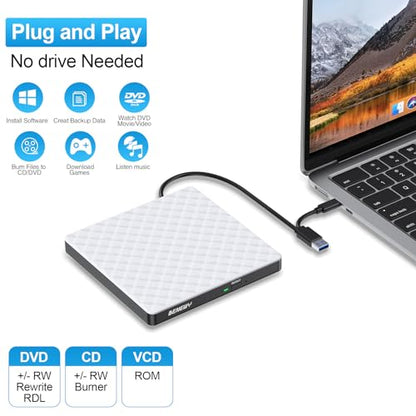 BENEWY External CD/DVD Drive SY879 USB 3.0