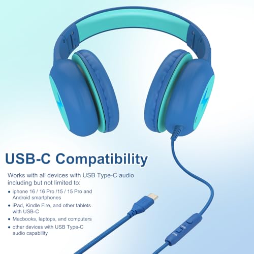 Voopwink Over Ear Headphones KH3-B User Manual Included Dynamic Driver 20Hz-20kHz