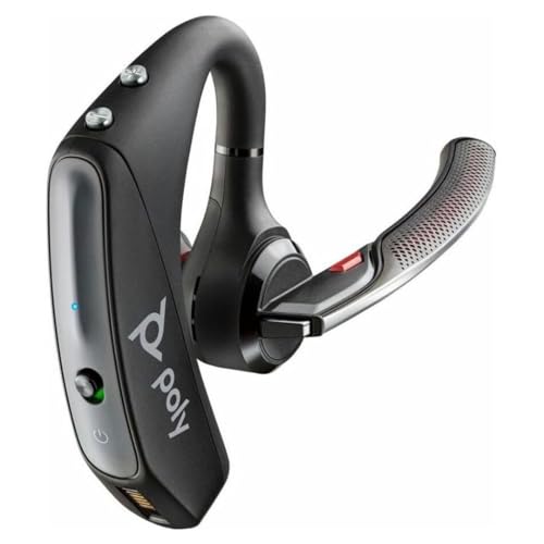 Plantronics 206110-102 Voyager Single Ear Bluetooth Headset - Noise-Canceling - Wireless Connectivity - Suitable for Professional Communication