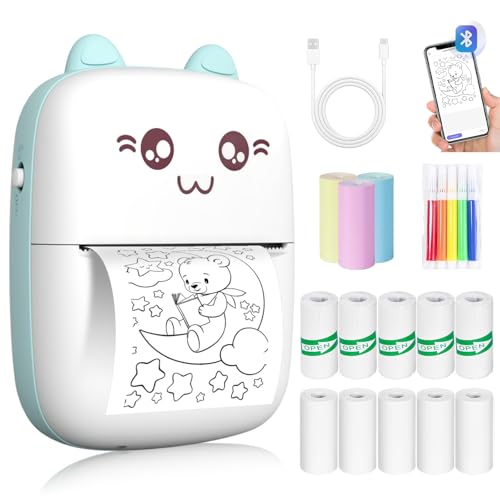 TENGYI C9 Mini Printer 200 DPI Portable Thermal Label Maker