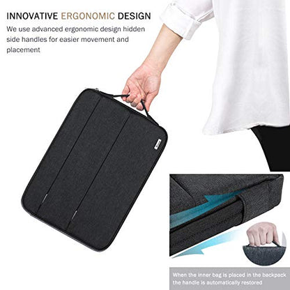 Voova 15.6-Inch Laptop Sleeve Case Compatible with MacBook Pro 16 M1/M2/M3/M4 Max 2019-2025 Model v-laptop-sleeve-handheld-15.6-black