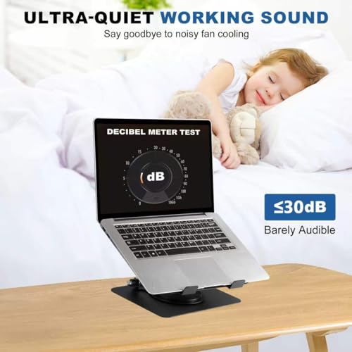 GcwJovialite 10-17.3 Inch WCY-LP-005 Active Cooling Laptop Stand with Dual Fans