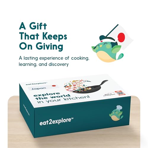 eat2explore 1.5 Pound C-1-JA 17 Count Explore Japan Educational Cooking Kit