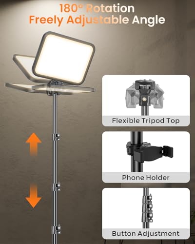 Torjim 12in LED Video Light Kit ABC01 1080p Continuous Output Lighting